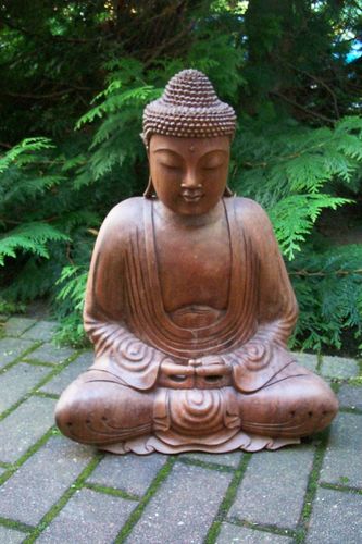 Buddha Hindu XL ca. 55 cm Suar Holz Handarbeit - Nur Abholung