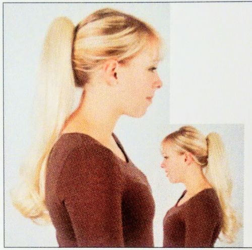 LUXUS Haarteil -TAMARA 2- in 6 Farben- Leicht gelockt- Haarspange Perücke Krallen Solida Bel Hair