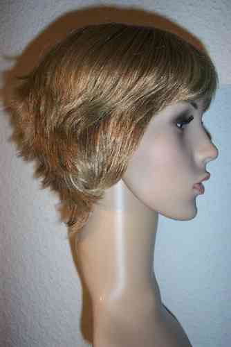 Schöne Perücke -Kurzhaar- Mittelblond-Hellbraun Solida Bel Hair