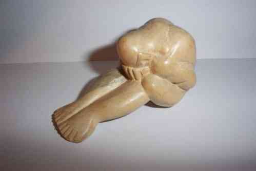 YOGI FIGUR Figuren Feng Shui Meditation Holz Handarbeit- Handschmeichler Yoga Mann Holzfigur