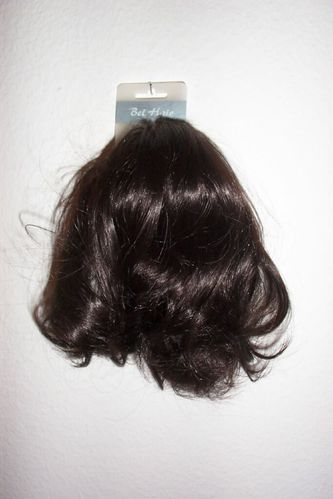 Haarteil -STELLA- DUNKELBRAUN - (NEUWARE) Haarspange Haarverlängerung Solida Bel Hair S-6