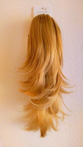 LUXUS Haarteil -LEA- Goldblond- Einsteckkämme Solida Bel Hair NEU