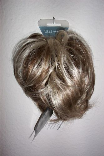 Haargummi -KERSTIN- HELLBLOND- HELLBRAUN- Zopfgummi Haarteil Solida Bel Hair