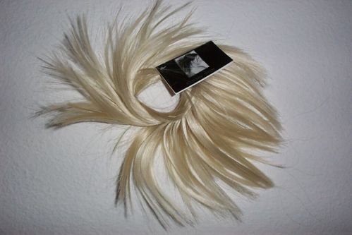 Haargummi -CRAZY STAR- HELLBLOND- Fashionring Zopfgummi Solida Bel Hair