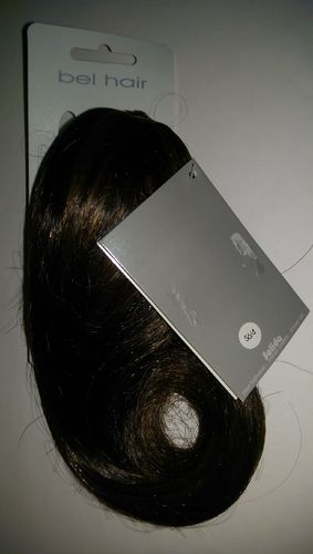 Haarteil -STELLA- Dunkelbraun- Hellbraun (NEUWARE) Haarverlängerung Solida Bel Hair S6/ 4