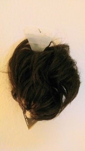 Haargummi -KERSTIN- SCHWARZ- ROTBRAUN- Zopfgummi Haarteil Solida Bel Hair