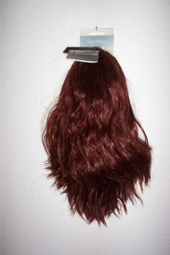 Haarteil -DENISE- Kastanie- Haarspange Locken Perücke Solida Bel Hair
