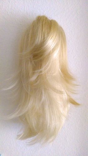 LUXUS Haarteil -LEA- Hellblond - Einsteckkämme (B-Ware) Solida Bel Hair- Restposten