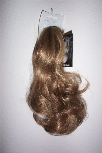 Haarteil -STELLA- Mittelblond- Hellbraun (NEUWARE) Haarverlängerung Solida Bel Hair