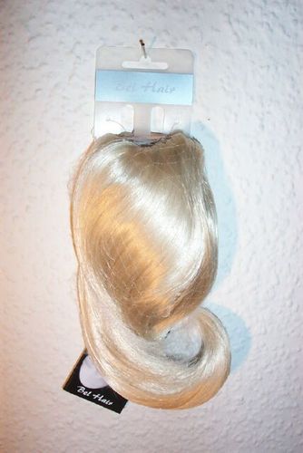 Haarteil -JESSY- HELLBLOND Kämmchen (NEUWARE) Haarschmuck Solida Bel Hair