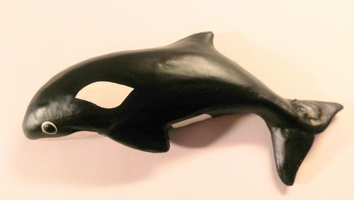 KÜHLSCHRANK- ORCA - KILLERWAL Nr. 34 - BALI MAGNET HOLZ -Tiermotive- Kühlschrankmagnete