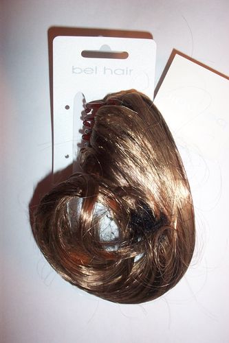 Haarteil -GIPSY- Dunkelblond- Hellbraun- Spange Zöpfchen (NEUWARE) Haarspange Solida Bel Hair