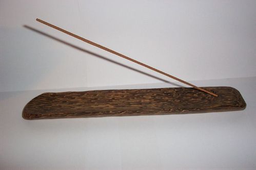 Räucherstäbchenhalter Hart- Stäbchen- Halter Schiffchen Kokosnuss Holz Handarbeit