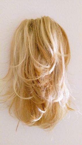 LUXUS Haarteil -LEA- Hellblond- Dunkelblond - Einsteckkämme Solida Bel Hair NEU